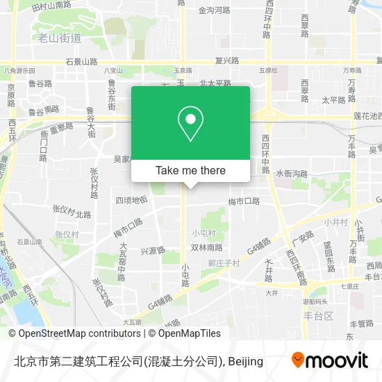 北京市第二建筑工程公司(混凝土分公司) map