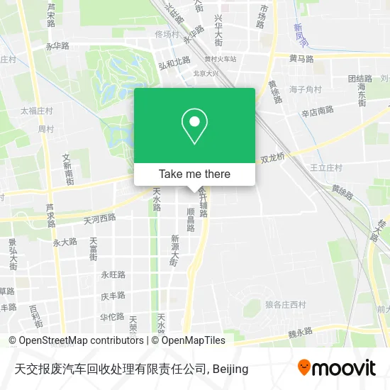 天交报废汽车回收处理有限责任公司 map