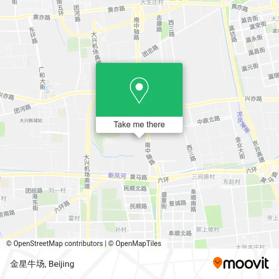 金星牛场 map