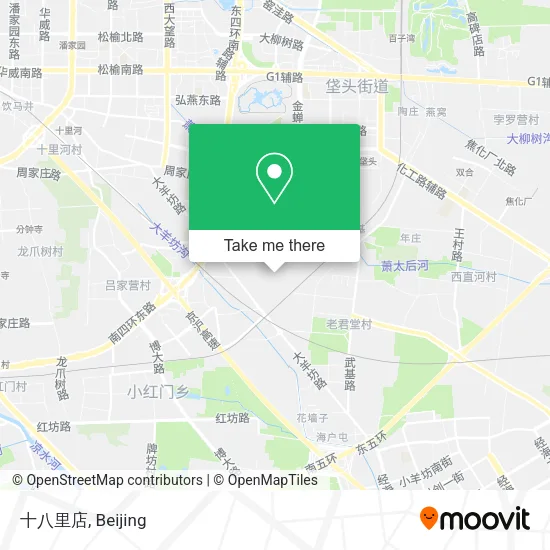 十八里店 map
