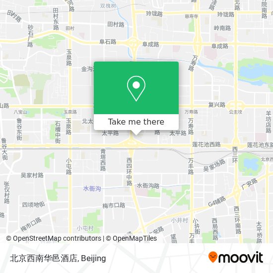 北京西南华邑酒店 map