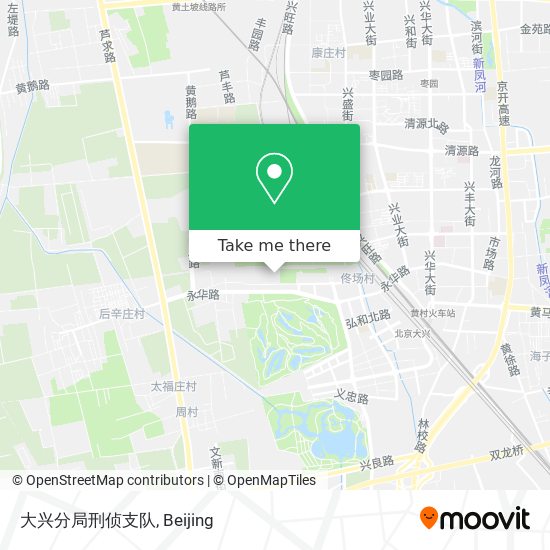 大兴分局刑侦支队 map