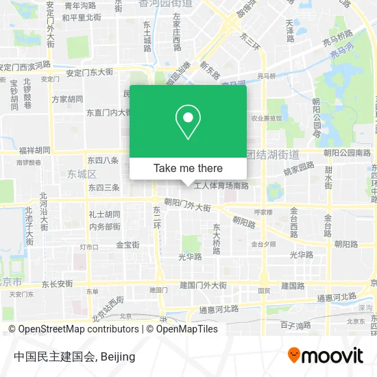 中国民主建国会 map