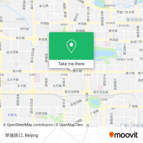 翠微路口 map