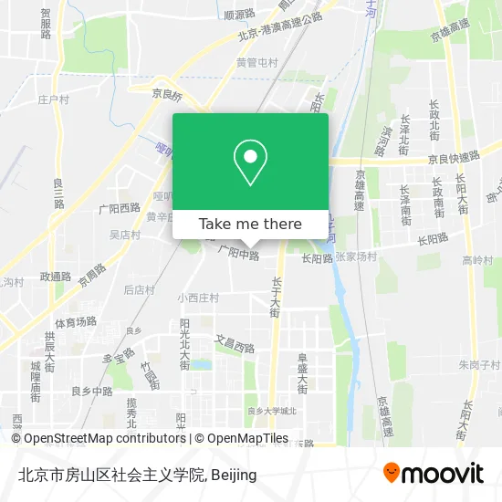 北京市房山区社会主义学院 map