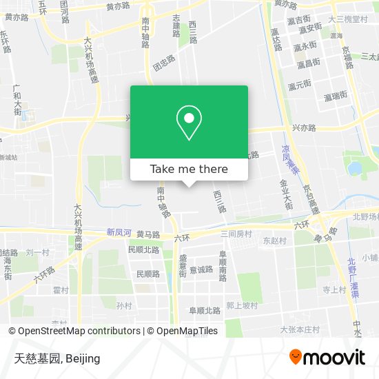 天慈墓园 map