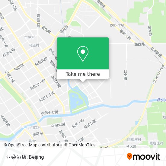 亚朵酒店 map