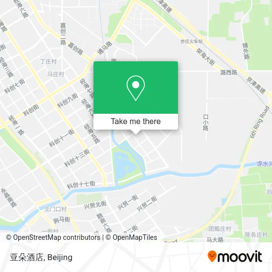 亚朵酒店 map