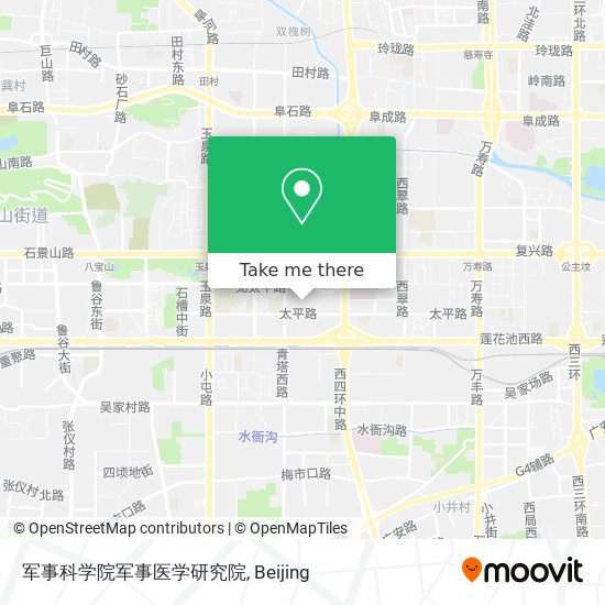 军事科学院军事医学研究院 map