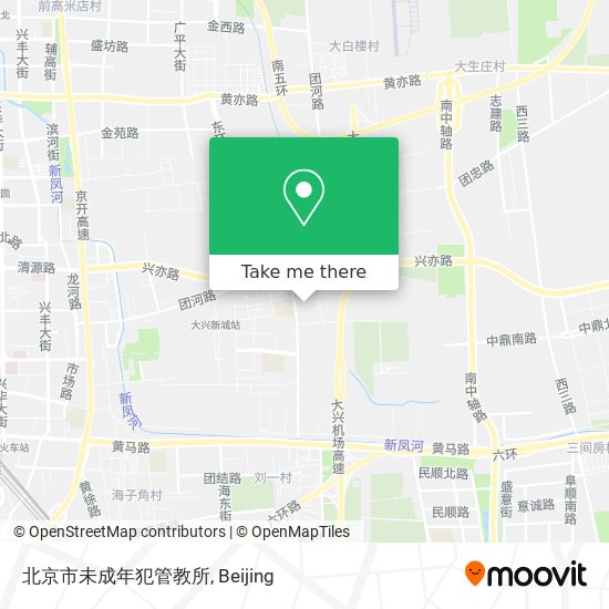 北京市未成年犯管教所 map