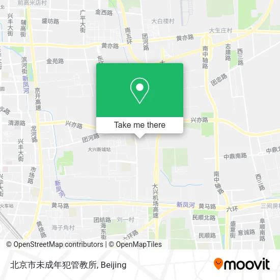 北京市未成年犯管教所 map
