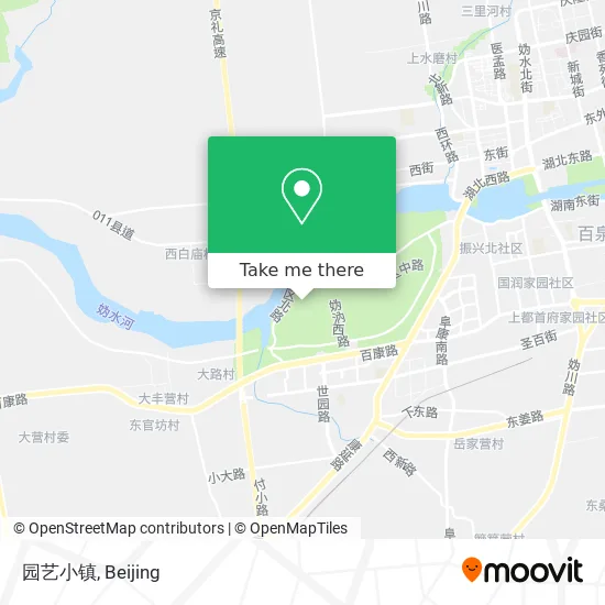 园艺小镇 map