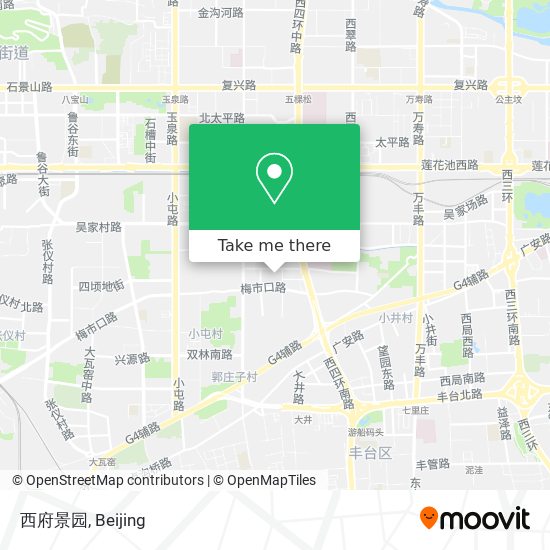 西府景园 map