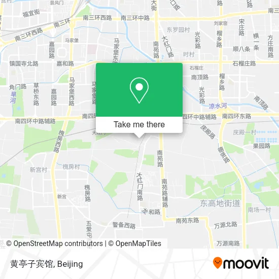 黄亭子宾馆 map