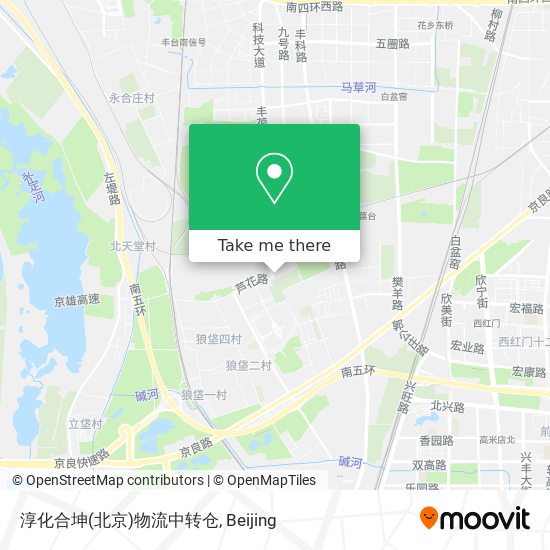 淳化合坤(北京)物流中转仓 map