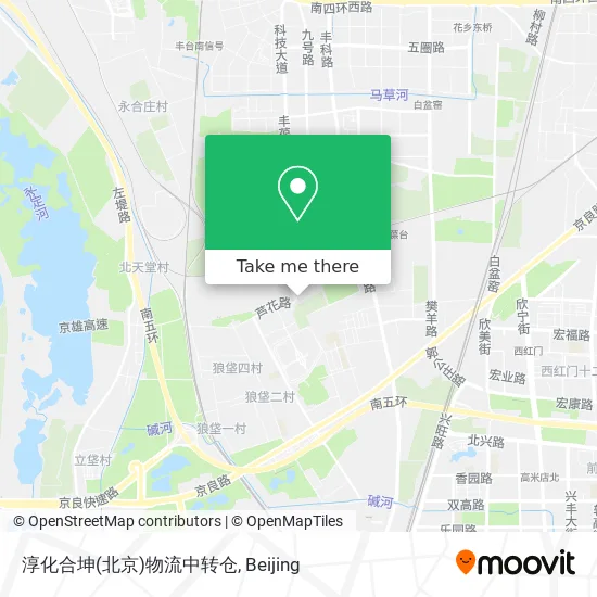 淳化合坤(北京)物流中转仓 map