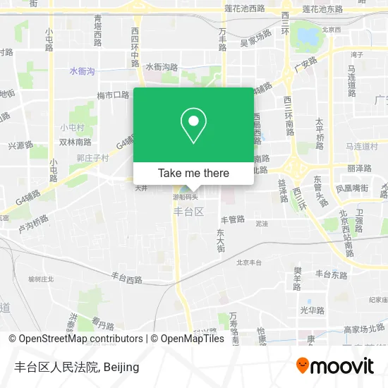 丰台区人民法院 map