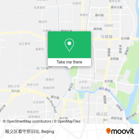 顺义区看守所旧址 map
