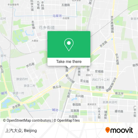 上汽大众 map