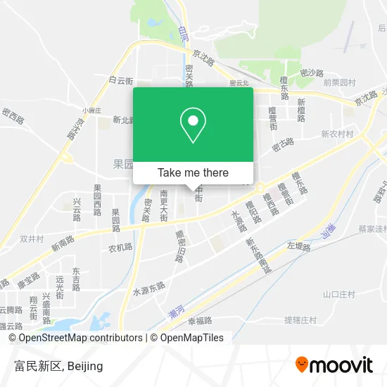 富民新区 map