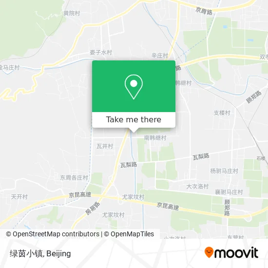 绿茵小镇 map