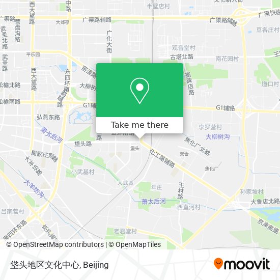 垡头地区文化中心 map