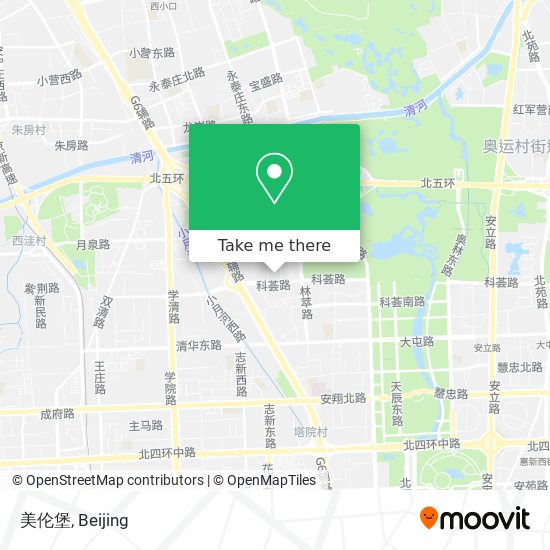 美伦堡 map