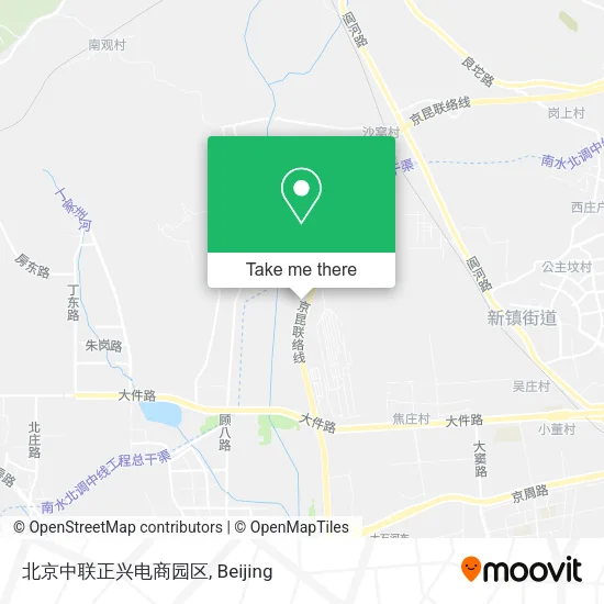 北京中联正兴电商园区 map