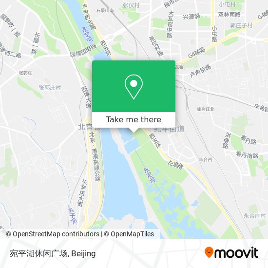 宛平湖休闲广场 map
