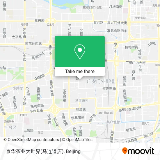 京华茶业大世界(马连道店) map