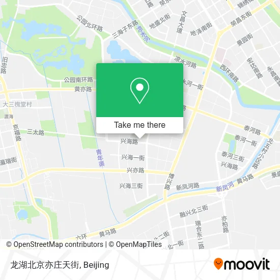 龙湖北京亦庄天街 map