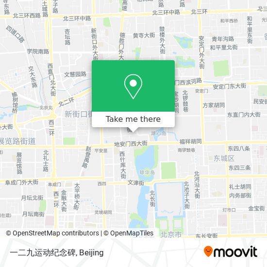 一二九运动纪念碑 map