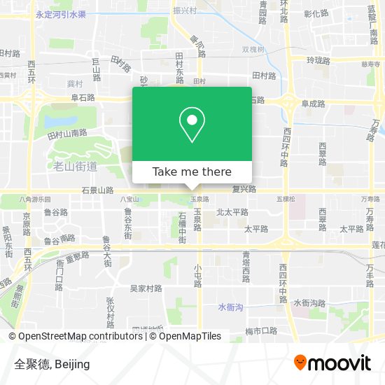 全聚德 map