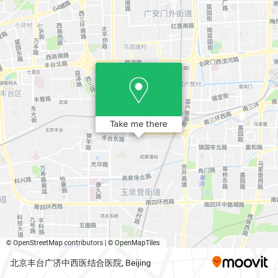 北京丰台广济中西医结合医院 map