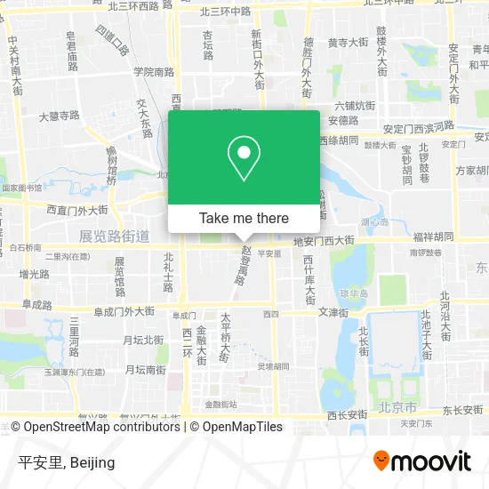 平安里 map