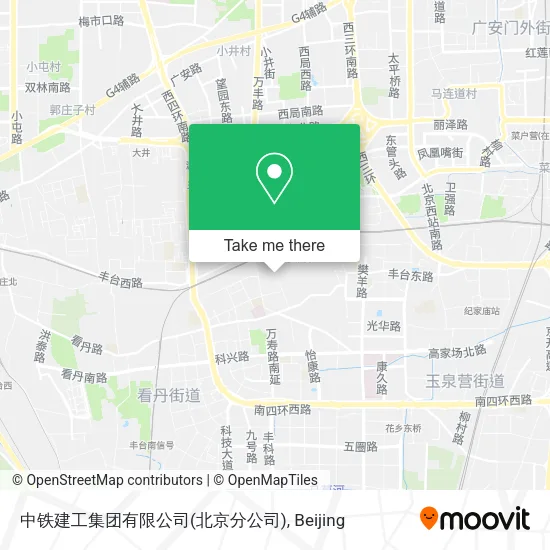 中铁建工集团有限公司(北京分公司) map
