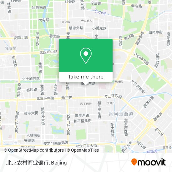 北京农村商业银行 map