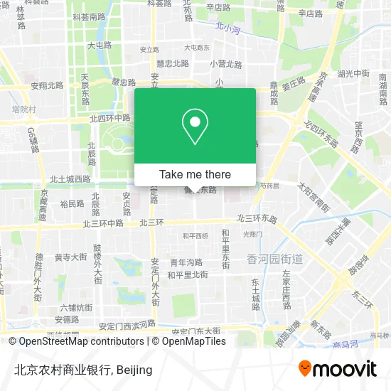 北京农村商业银行 map