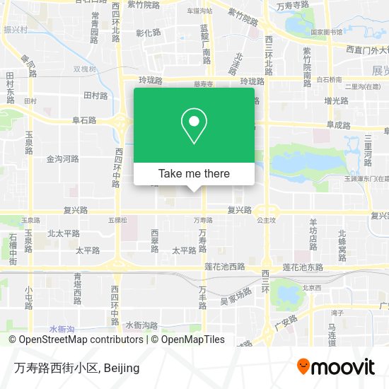万寿路西街小区 map