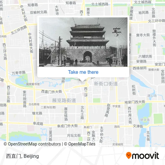 西直门 map