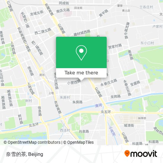 奈雪的茶 map