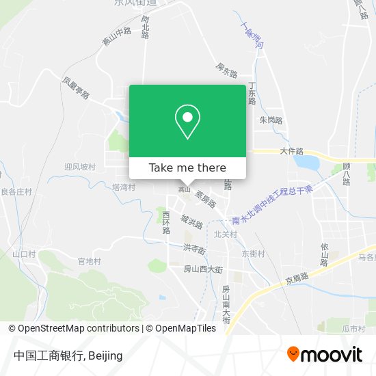 中国工商银行 map