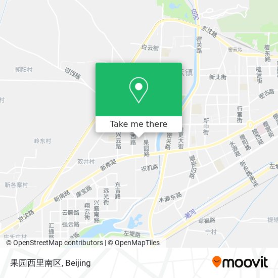 果园西里南区 map