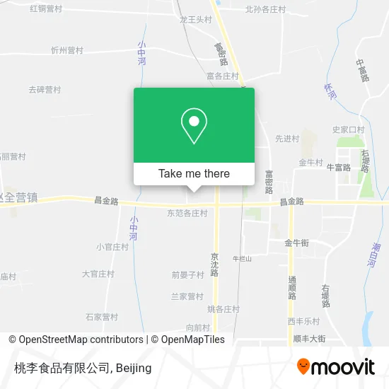 桃李食品有限公司 map