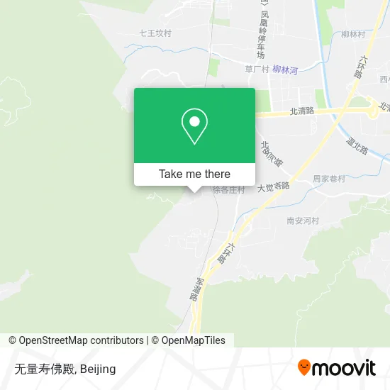 无量寿佛殿 map