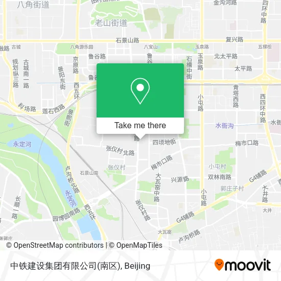 中铁建设集团有限公司(南区) map