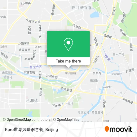 Kpro世界风味创意餐 map