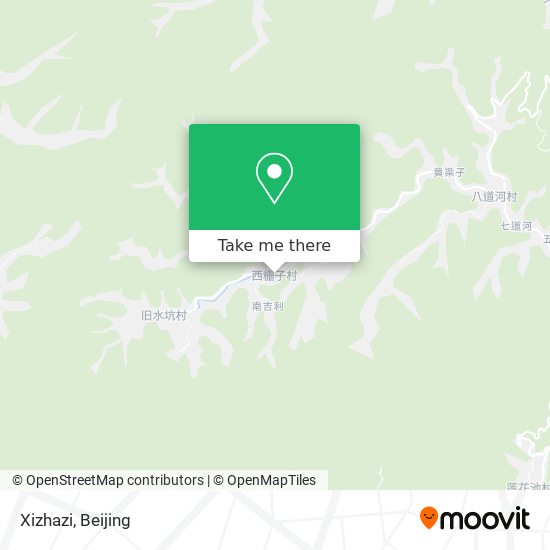 Xizhazi map