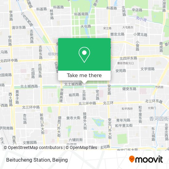 Beitucheng Station map