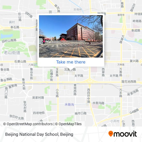 Beijing National Day School map